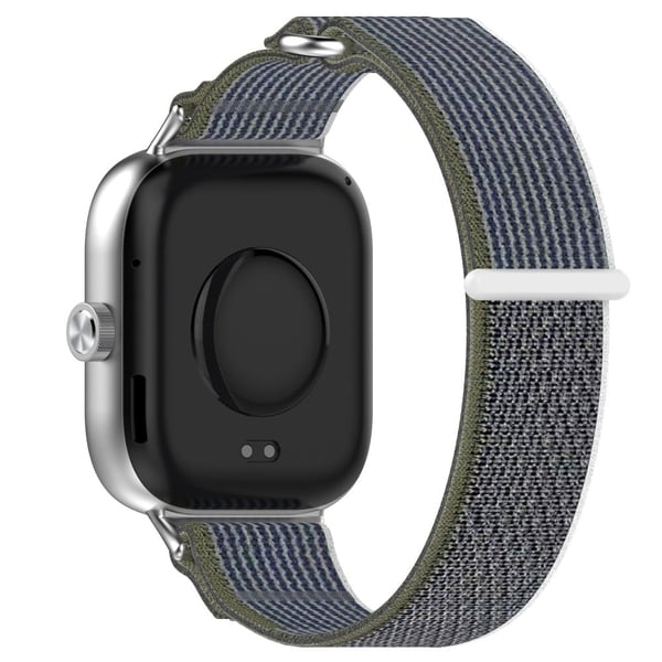 Nylonrem Xiaomi Smart Band 9 Pro / 8 Pro / Redmi Watch 4 Justerbar Sports Loop Watch Strap - Grønn + Grå