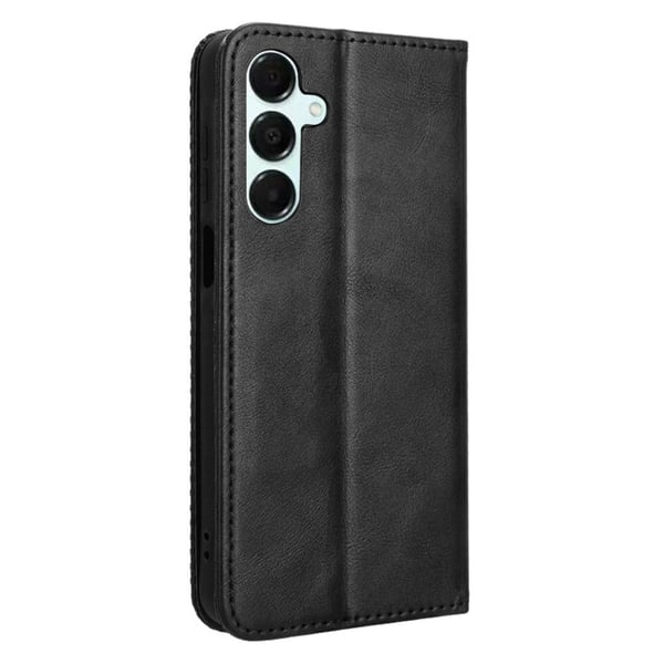Bofink Vintage Samsung Galaxy A16 nahkakotelo - Musta