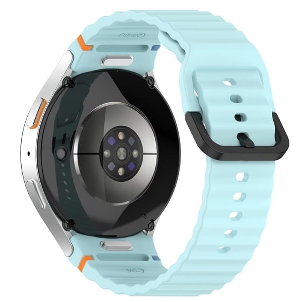 Samsung Galaxy Watch7 44mm / 40mm / Watch FE 40mm / Watch6 40mm / 44mm korvaava hihna silikoni ranneke - Vauvasininen