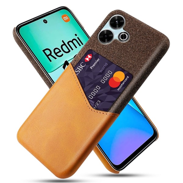 Bofink Xiaomi Redmi 13 kortdeksel - Oransje