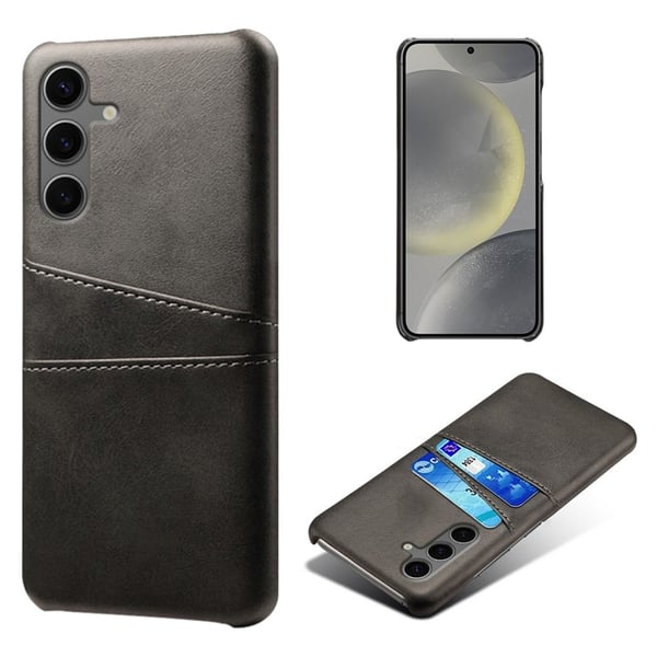 Dual Card Samsung Galaxy S24 FE cover - Sort