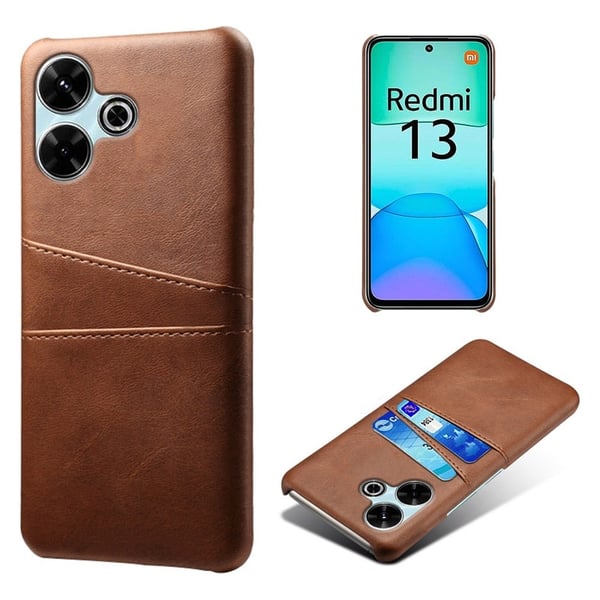 Dual Card Xiaomi Redmi 13 deksel - Brun
