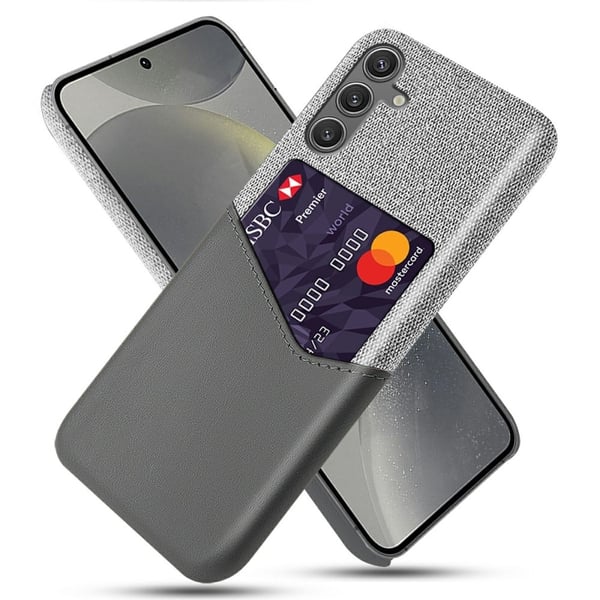 Bofink Samsung Galaxy S25 cover med kortholder - Grå