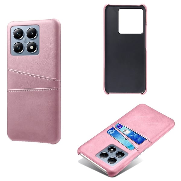 Dual Card Xiaomi 14T Pro cover - Rødguld Dual Card Xiaomi 14T Pro cover - Rødguld