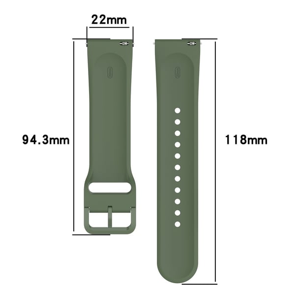 Xiaomi Redmi Watch 5 Lite Band Vanntett, svettebestandig, myk silikon sportsrem - Oransje