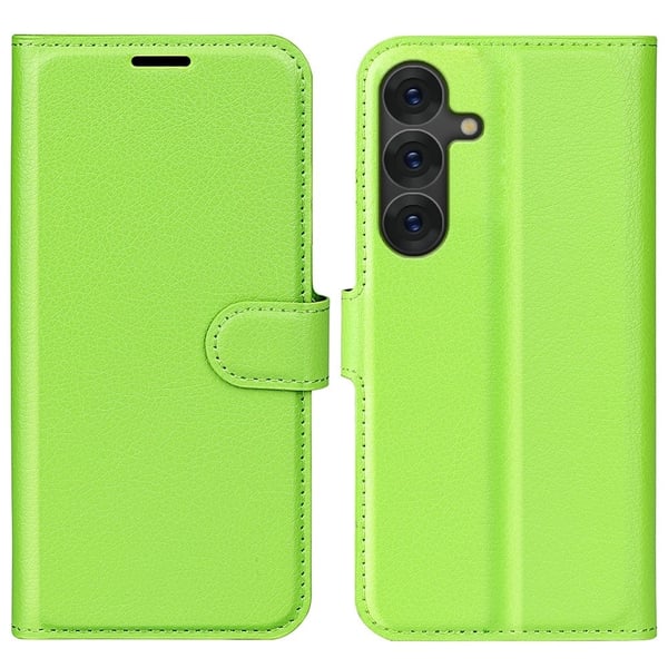 Klassisk Samsung Galaxy S25 flip etui - Grøn