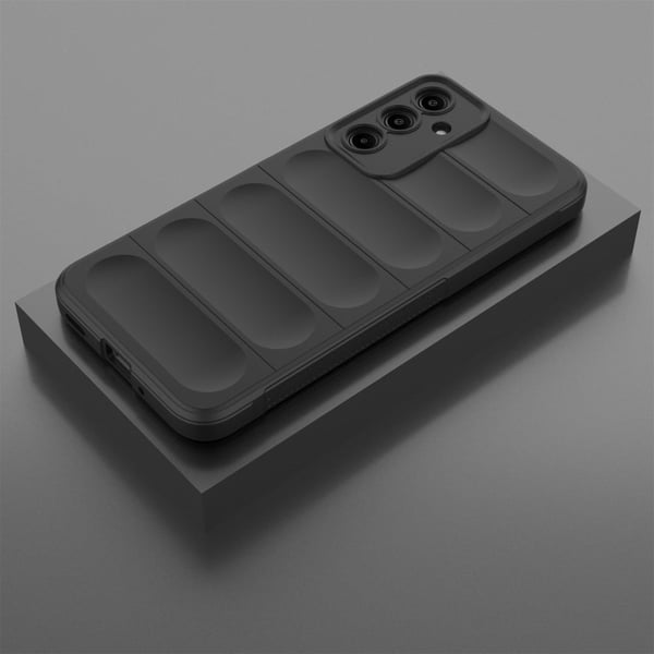 Blødt grebsformet Samsung Galaxy A36 cover - Sort