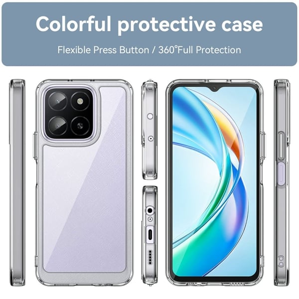 Honor X5b / Honor X5b Plus / Honor X6a / Honor X6b smart akryldeksel - Gjennomsiktig
