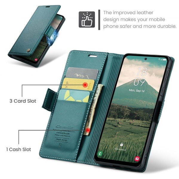 CaseMe Samsung Galaxy A36 smooth etui - Grøn
