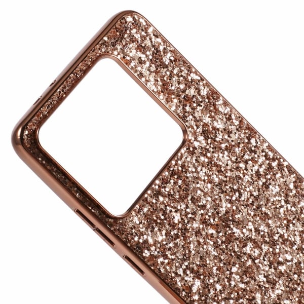Glitter Xiaomi 14T / Xiaomi 14T Pro deksel - Rose Gull