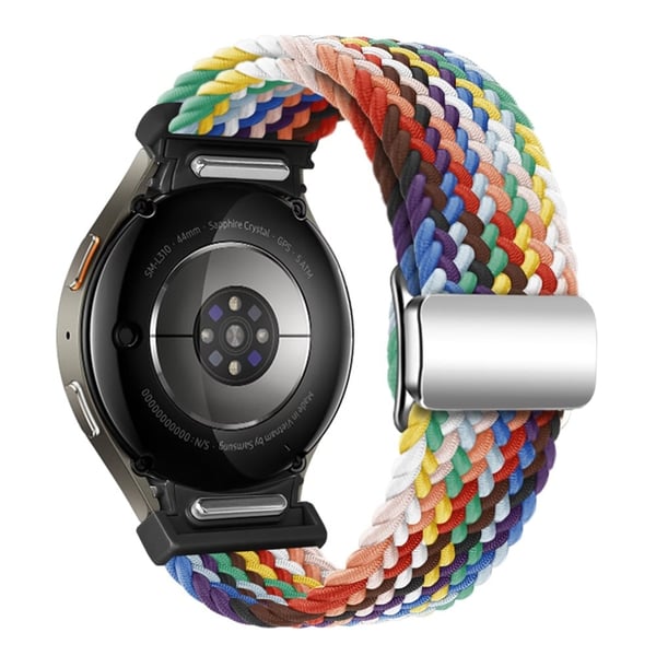 KALEBOL Magnetisk klokkerem Samsung Galaxy Watch FE 40mm / Watch7 / 6 / 6 Classic / 5 / 5 Active / 5 Pro / 4 / 4 Classic / 4 Active Flettet bånd - Off