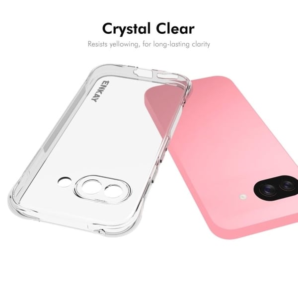 ENKAY klart fallsikkert etui for Google Pixel 9a