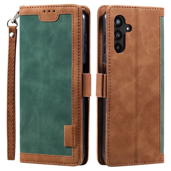 Surburbian Samsung Galaxy A56 flip-etui i lær - Grønn