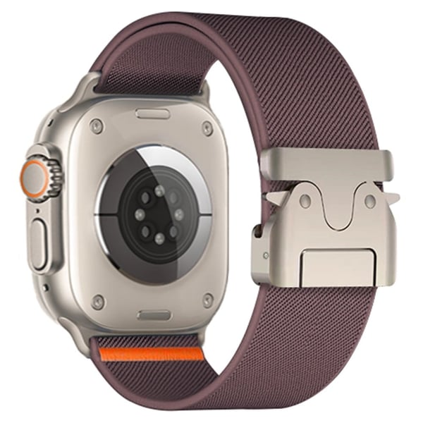 KALEBOL Nylon-klokkerem Apple Watch Series 10 46 mm med fallskjermspenne - Lilla