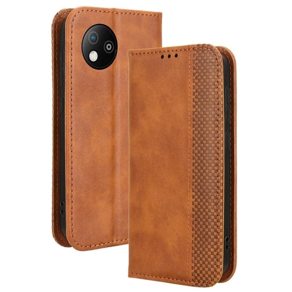 Bofink Vintage ZTE Blade A35 Lite lærveske - Brun
