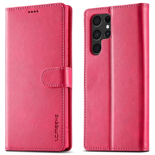 LC.IMEEKE Samsung Galaxy S25 Ultra flip etui - Rose LC.IMEEKE Samsung Galaxy S25 Ultra flip etui - Rose