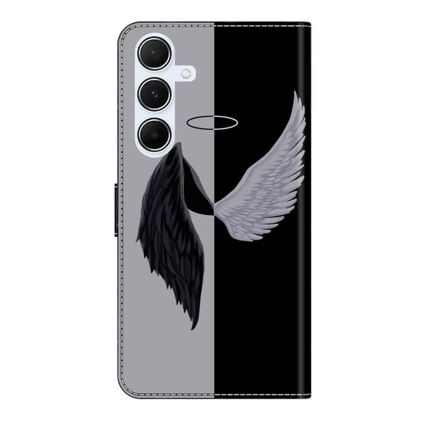Wonderland Samsung Galaxy A16 flip etui - Sort / Sort