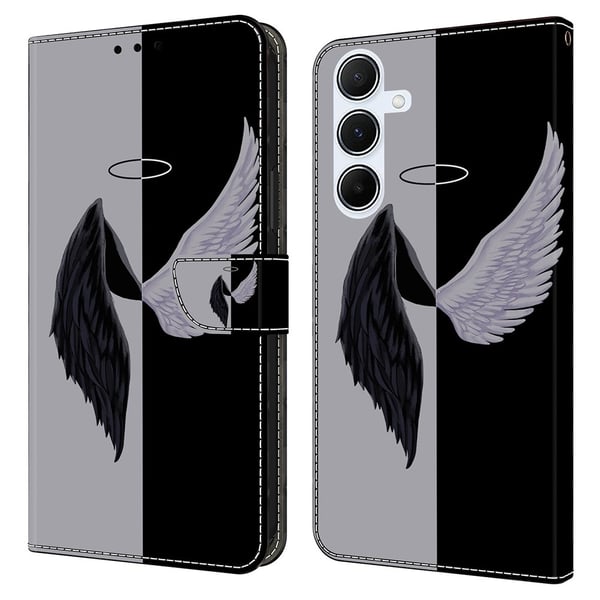 Wonderland Samsung Galaxy A16 flip etui - Sort / Sort