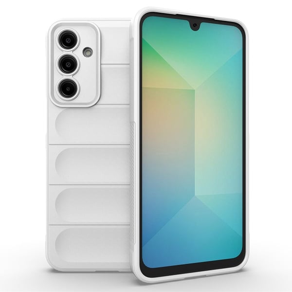 Deksel med mykt grep for Samsung Galaxy A56 - Hvit