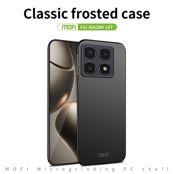 MOFI Xiaomi 14T slim shield kotelot - Musta