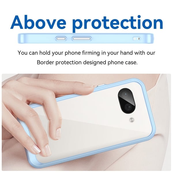 Google Pixel 9a smart telefonskal i akryl - Blå