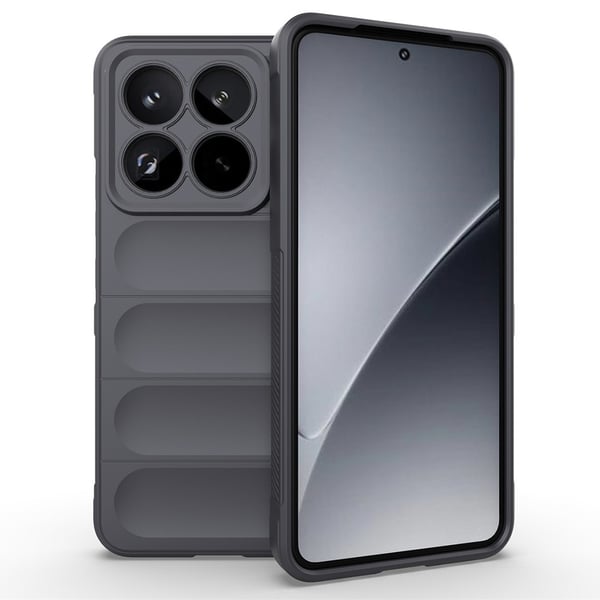Mjukt greppformat Xiaomi 15 Pro skal - Mörkgrå