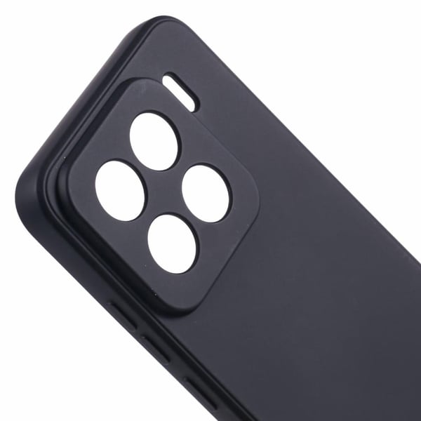 Mikrofiberforet blødt gummi Xiaomi 15 Pro cover - Sort