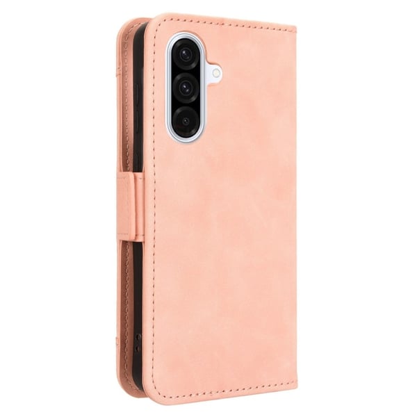 Moderne Samsung Galaxy A56 læderetui med pung - Lyserød