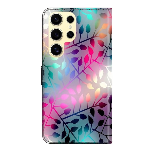 Wonderland Samsung Galaxy S25 Ultra flip-etui - Lønneblad