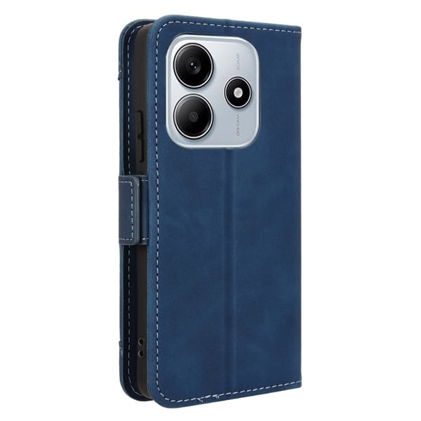 Modernt Xiaomi Redmi Note 14 5G fodral med plånbok - Blå