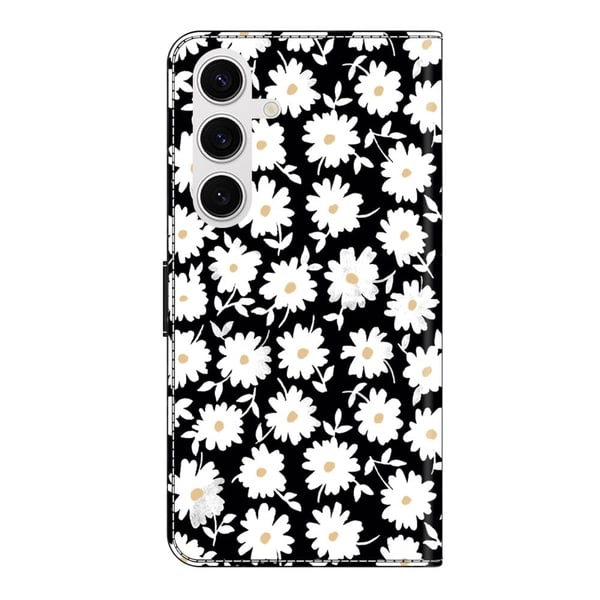 Wonderland Samsung Galaxy S24 FE flip-etui - Blomster