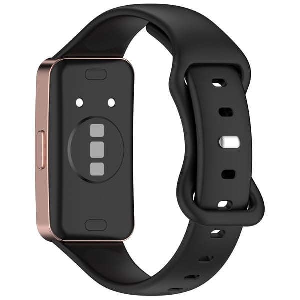 Silikonklokkerem Huawei Band 9 NFC / 9 / 8 NFC / 8 Slim Fit Figur 8 Armbånd - Svart