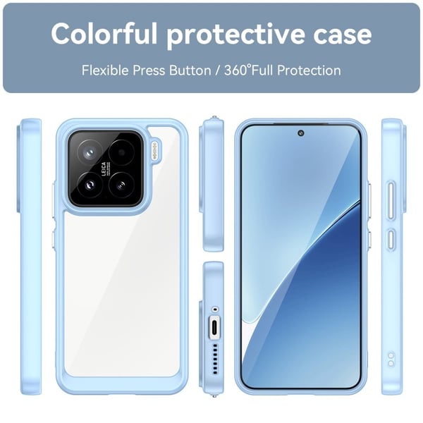Xiaomi 15 smart akryldeksel - Blå