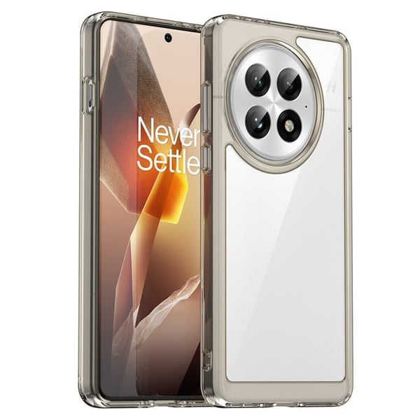 OnePlus 13 smart akryl cover - Gennemsigtig Grå