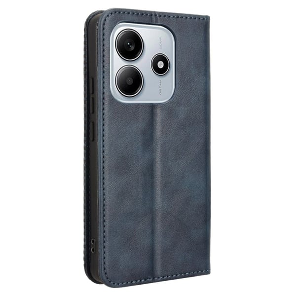 Bofink Vintage Xiaomi Redmi Note 14 5G lærveske - Blå