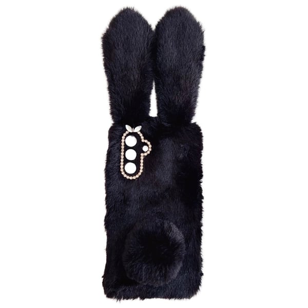 Fluffy Rabbit Samsung Galaxy A36 deksel - Svart