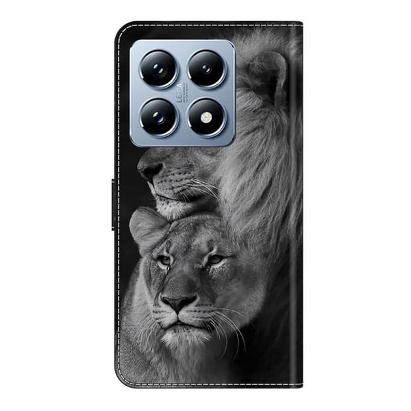 Wonderland Xiaomi 14T Pro flip-etui - Løvepar