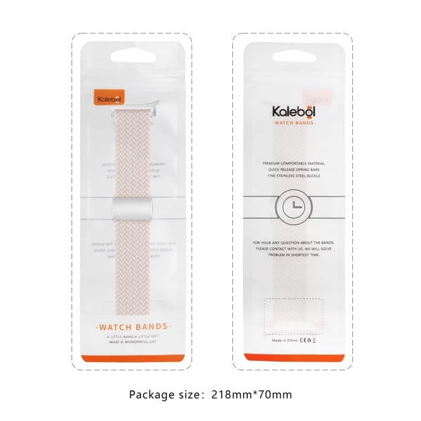 KALEBOL Samsung Galaxy Watch Ultra 47 mm klokkerem med magnetisk spenne, flettet armbånd - Mørk Oliven + Svart Spenne