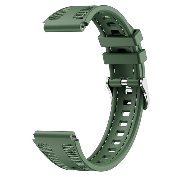 KALEBOL 18mm silikoninen kellohihna Huawei Watch GT 5 41mm / GT 4 41mm / Garmin Venu 3S rannekoru - Vihreä