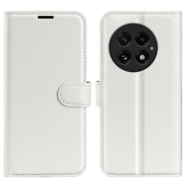 Classic OnePlus 13 flip etui - Hvit