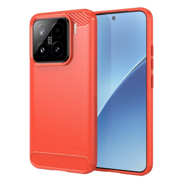 Støtsikkert Xiaomi 15 Panther-telefonetui - Rød