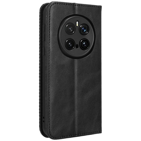 Bofink Vintage Honor Magic7 Pro nahkakotelo - Musta