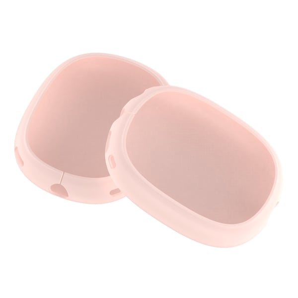 Silicone Case Cover AirPods Max 2 Bluetooth Headset Anti-Scratch Ear Pad Soft Shell Protectors - Pink