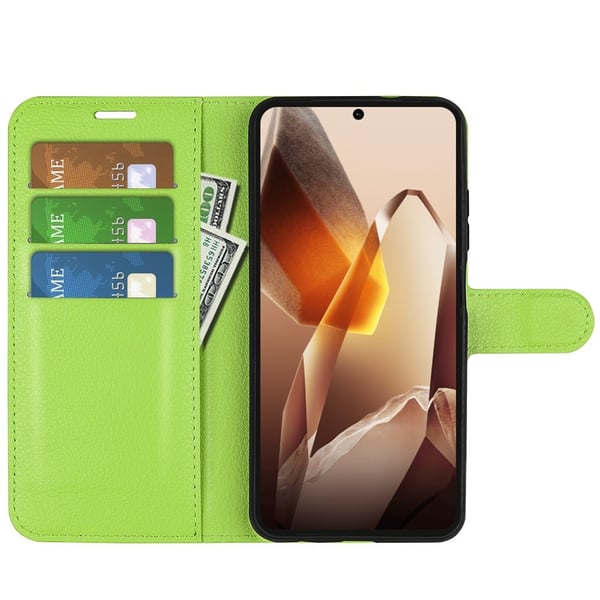 Classic OnePlus 13 flip etui - Grønn