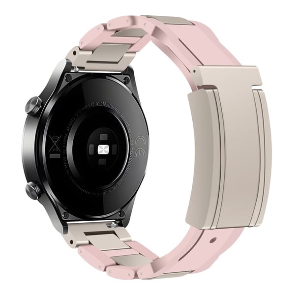 20 mm klokkerem Samsung Galaxy Watch7 44 mm / 40 mm / Galaxy Watch FE 40 mm T-Type magnetisk lås i rustfritt stål - Rosa / Stjernelys