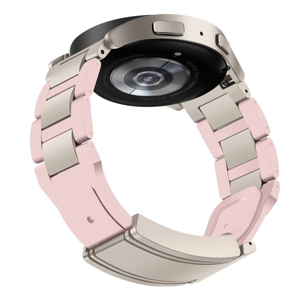 20 mm klokkerem Samsung Galaxy Watch7 44 mm / 40 mm / Galaxy Watch FE 40 mm T-Type magnetisk lås i rustfritt stål - Rosa / Stjernelys