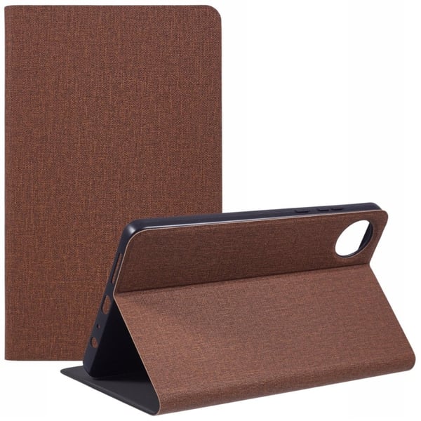 X-LEVEL Xiaomi Redmi Pad SE 4G 8.7 inch Case Cloth Texture Leather Tablet Cover - Brown