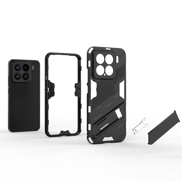 Støtsikkert hybriddeksel med et moderne preg for Xiaomi 15 - Rød