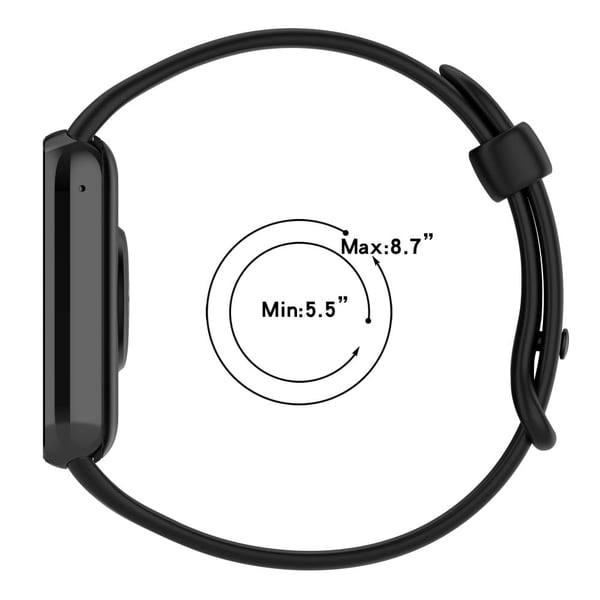 Klokkerem Xiaomi Smart Band 9 Pro / Band 8 Pro / Redmi Watch 4 Fleksibelt justerbart armbånd - Hvit