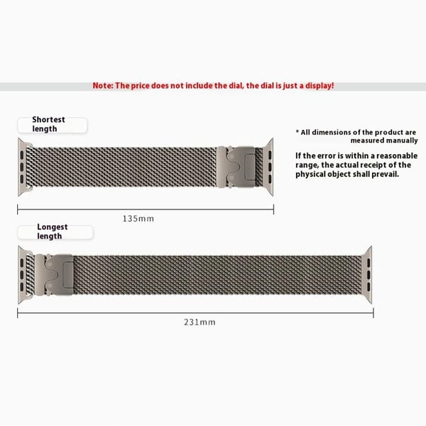 Armbånd Apple Watch Series 10 42 mm fallskjermspenne Milanese rustfritt stålarmbånd - Sølv